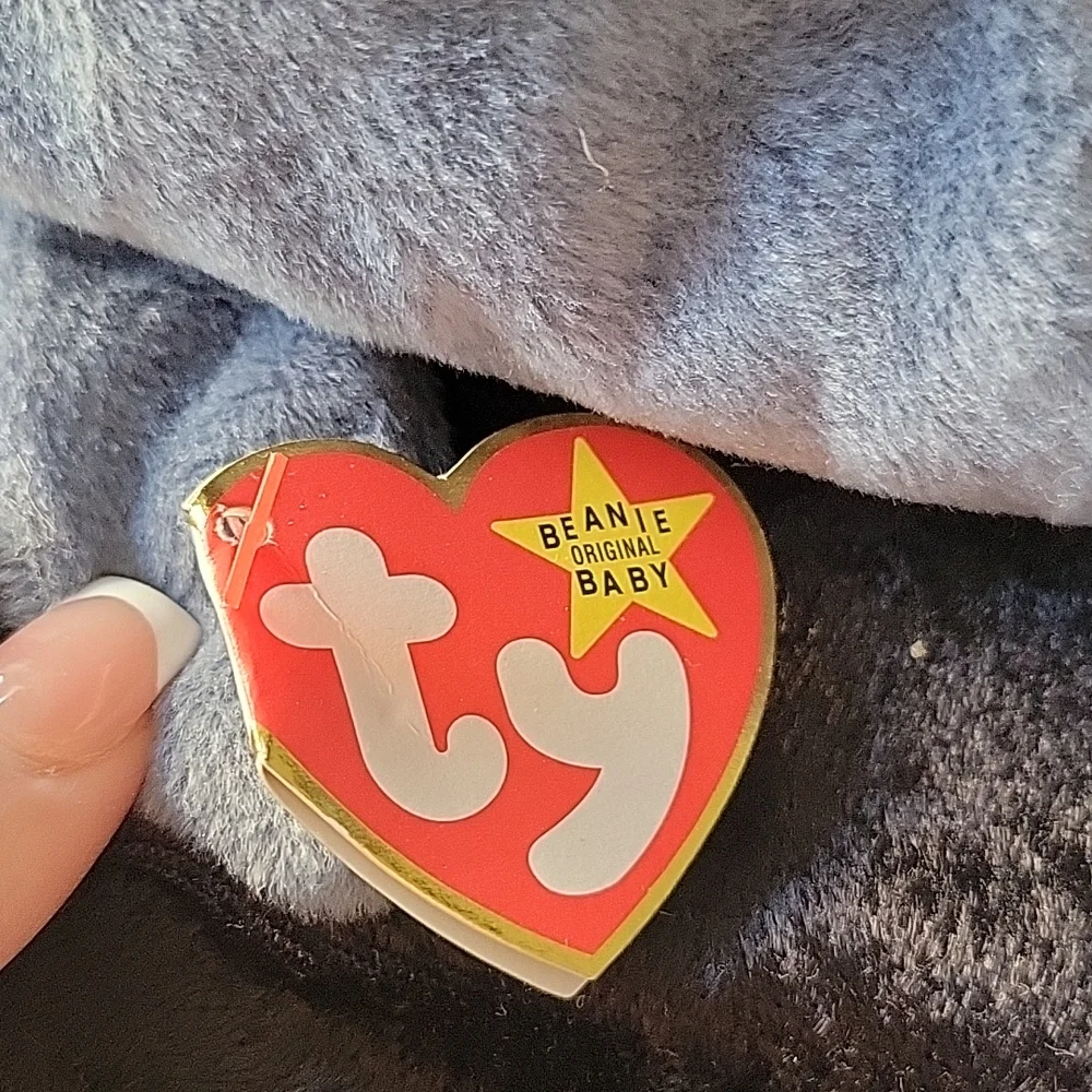 TY 1996 Crunch the shark beanie baby - Picture 5 of 10